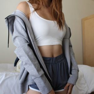 Adidas heather grey jacket